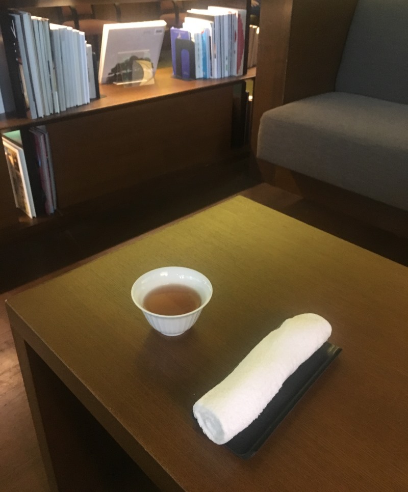 チェックイン時はウェルカムドリンク